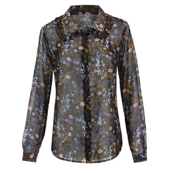 Cabi Floret Floral Blouse - Picture 3 of 7